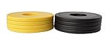 Washer Yard Toss Replacement Pitching Set (Black/Gold, Set of 8)