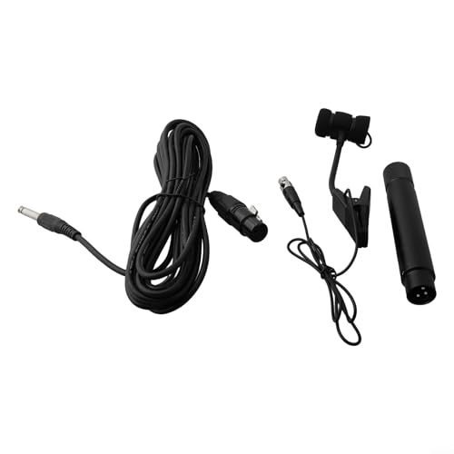 Microphone saxophone portable filaire avec micro omnidirectionnel, choix de connecteurs