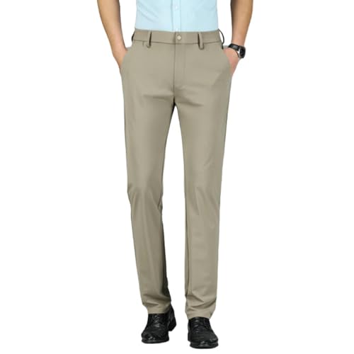Pantalon en soie glacée pour homme léger et anti-transpirant à coupe fluide