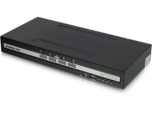 4-PORT SINGLE VIEW DISPLAYPORT SECURE KVM SWITCH W/AUDIO AND CAC SUPPORT