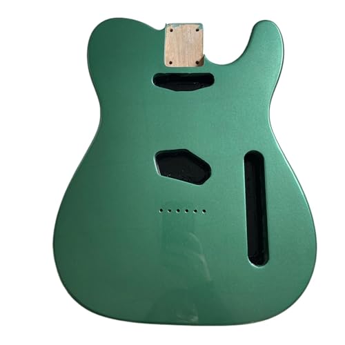 Unfinished Guitar Body DIY Guitar Body Alder Wood Aged Wooden Barrel Gloss Metal Green Piano Baking Paint