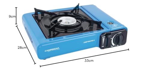 Image of Campingaz Camp Bistro Portable Camping Stove | Outdoor Butane Gas Stove with Carry Case for Camping, Trekking, Garden & Balcony