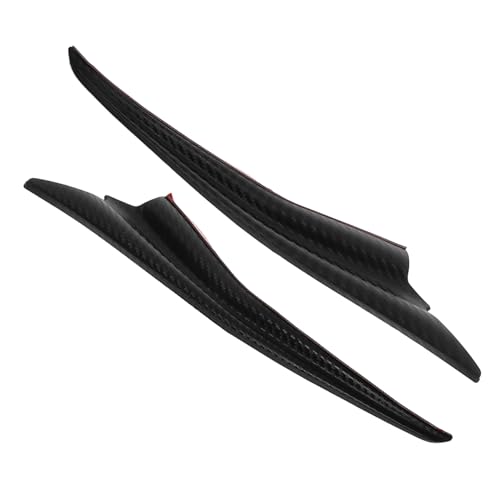 KAILIKETIY 汎用フロントスポイラー カナード 車用エアロパーツ 軽量耐風設計 簡単取付 車体空力改善 安定性向上 車外装飾