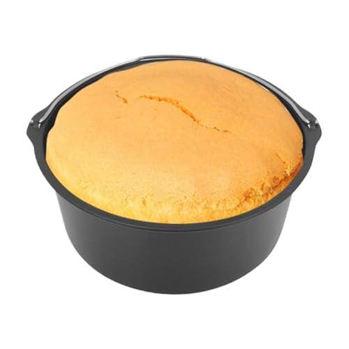 Lnhgh Molde De Pastelería Para Freidora Sin ,Barril De Pastel Para Freidora Sin - Accesorio De Cocina De Calidad Alimentaria Para Hornear Pastel Paño Pizza Pan Alimentos Pastelería