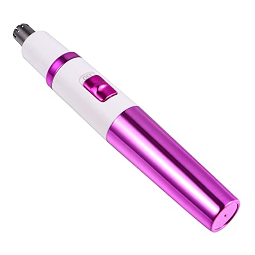 OSOLADY 1Pc Electric Facial Hair Trimmer for Nose Hair Removal Compact Design Portable Durable Material Includes Protection Cover for Travel and Everyday Grooming