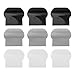 9 Pcs Toilet Lid Lifter for Seat Handle - for Adhesive Bathroom Hygiene Tool, Touchless Toilet Opener for Home Office Hotel Use, 3 Black 3 White 3 Gray PC Pull with Strong Tape