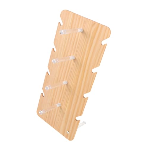 Cabilock Wooden Glasses Stand Sunglass Rack Display Unit Lightweight Easy to Clean Home Accessory