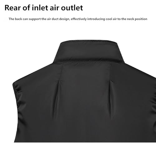 Chaleco para trabajadores de almacén con ventilación USB activa 7