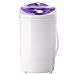 PIGE Mini piccolo singolo barile disidratazione macchina semiautomatica, essiccatore essiccatore essiccatore rotante quantità di disidratazione 7KG 200W (viola) camera da letto soggiorno bagno campegg