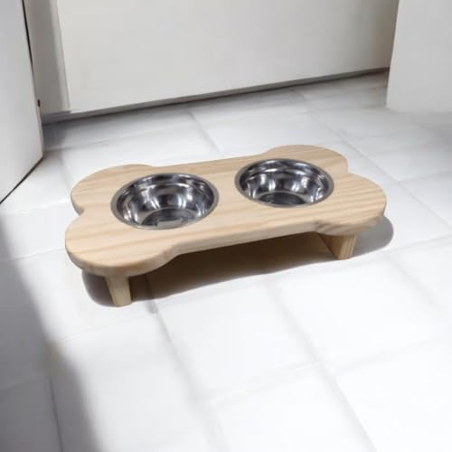 Comedouro Pet Elevado Bebedouro Para Cachorro 2 Tigelas Aço InoxTamanho Pequeno