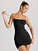 LILLUSORY Women's Mini Sexy Bodycon Dress 2025 Summer Going Out Short Backless Party Club Dresses Beach Vacation Outfits Black M