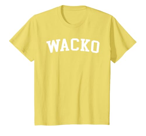 Wacko T-Shirt, Youth, Lemon Yellow, Large
