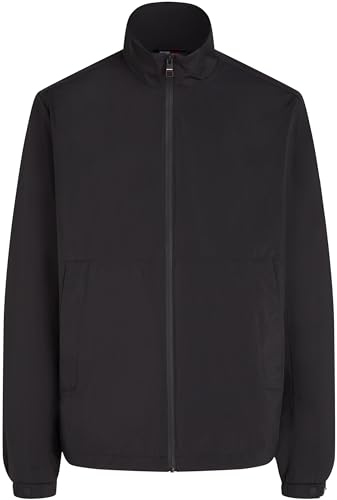 Tommy Hilfiger Herren Blouson Jacke Branded mit Reißverschluss, Schwarz (Black), XXL – Ansicht 4