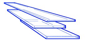 Borosilicate Capillary Micro Glass Slide 0.20x2.0 mm, 100 mm, 36/VL