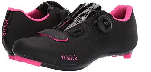 Image of Fizik Tempo R5 Overcurve Cycling Shoe, Black /Pink Fluo - 39, Black /Pink Fluo