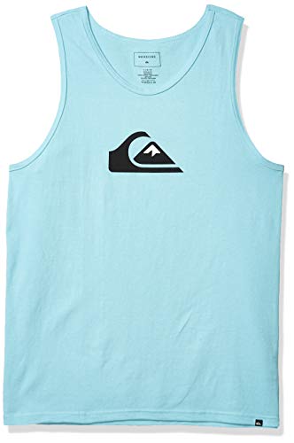 Preisvergleich Produktbild Quiksilver Herren COMP Logo Tee Hemd, Gulf Stream, Mittel