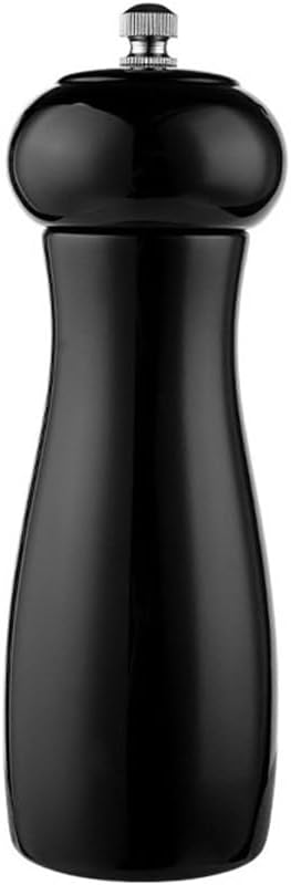 Pepper Grinder Manual Grinding Bottle PU Baking Paint Household Grinding Pepper Powder Grinder(16.3cm)