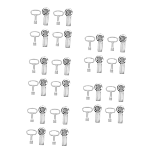 Juego de 5 cerraduras de cubo de basura para exteriores, para cubos de basura, cajas de basura, cajas de basura, sistema de bloqueo de llave para reciclaje de basura y cubos de basura, llave de metal