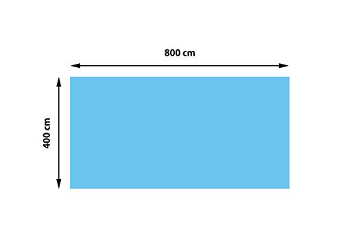 Poolabdeckung Mendler Wärmeplane für rechteckige Pools 8x4m