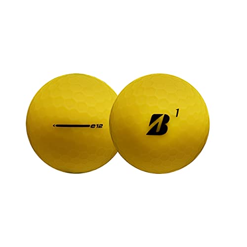 2023 Bridgestone Golf e12 Contact Golf Balls, Yellow