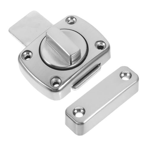 DONFAMDS 錆びにくい錠前用錠 ボルト式錠 防犯強化 ズィンク合製 スクリーンドアや浴室に対応 玄関やオフィス用ドアラッチ 多用途設計で信頼