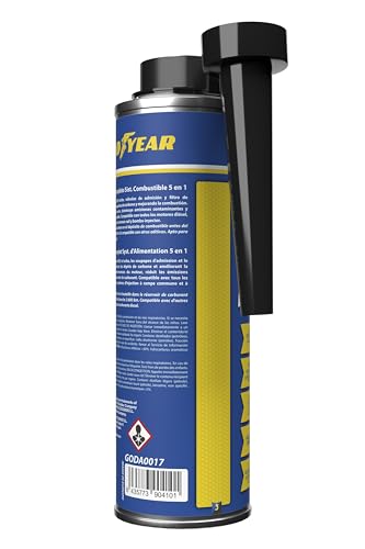 Goodyear Aditivo Limpiador Motor Diésel 5 en 1 Profesional 300ml | Limpiador Completo de Inyectores, Turbo, DPF, Válvula EGR y Admisión | Mejora Rendimiento, Reduce Consumo y Emisiones - Imagen 6