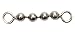 Bead Chain Swivels - Small, 4-Bead, 5-Pack