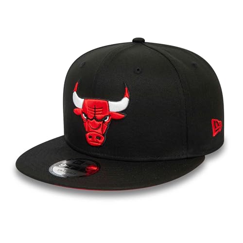 New Era - NBA Chicago Bulls Rear Logo 9Fifty Snapback Cap, Größe:M-L