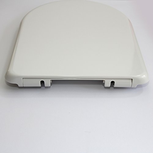 FixtheBog White Soft Close Luxury DuraPlas WC Toilet Seat DShape Top or Bottom Fix Chrome Hinges Heavy Duty DuraPlas