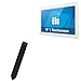 BoxWave Stylus Pouch Compatible with Elo 1502LM - Stylus PortaPouch, Stylus Holder Carrier Portable Self-Adhesive for Elo 1502LM - Jet Black