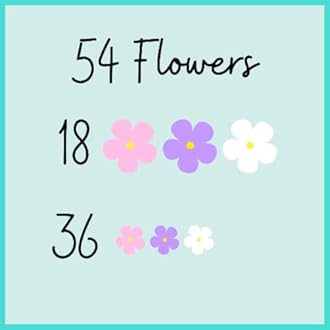 Royal Icing Blossoms | Mini Edible Flowers | Edible Roses | White Wedding Flowers | Cake Sprinkles | Bulk Sprinkle Mix | by Simply Sucré (108 Flowers, Fairy Blossoms)