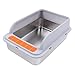 Focket Stainless Steel Cat Box Extra Large Tall Side Scoop Cat Box for Multiple Cats (Extra Large 32.7 x 24.4 x 31.5in)
