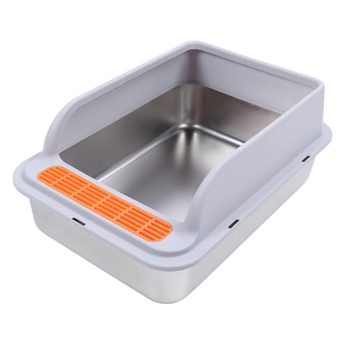 Bac à litière de chat extra grande capacité open top pour intérieur propre - 3