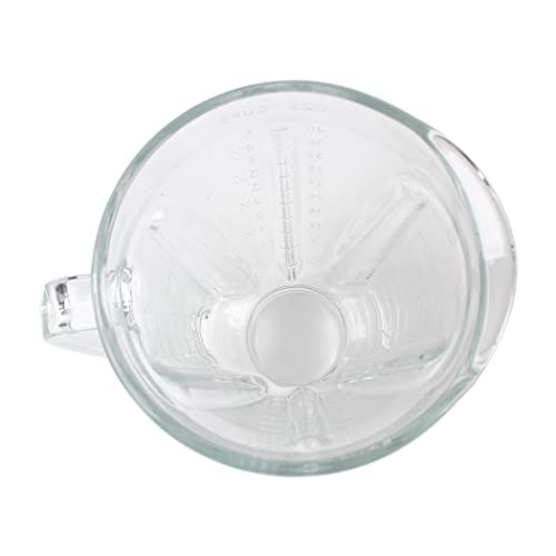 Veterger Replacement Parts Glass Jar With Lid, Compatible With Hamilton Beach Blenders (5Cups) #TOP2