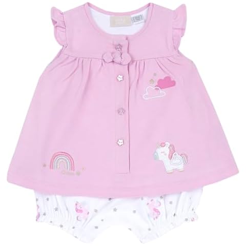 Chicco Baby Girls' Pink Unicorn Jumpsuit Cover