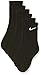 Nike Everyday Cush Crew 3Pr Calze Calze Da Uomo, Uomo, Black/White, L