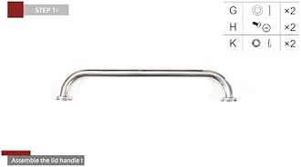 Royal Gourmet GA4402S 4 Burner Propane Gas Grill with Side Burner & Warming Rack, Stainless Steel Gas Grill with 54,000 BTUs Output for Barbecue Grilling & Backyard Cooking, Silver