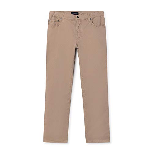 Hackett London Men's Trinity 5 PKT Trousers, 8hwoatmeal, 40W / 34L