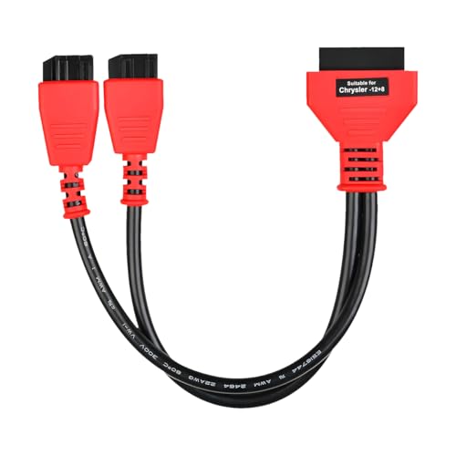 Sandfren Car 12+8 Pin Connector to OBD2 Adapter, Security Bypass Cable SGW Equipped FCA Vehicles for Diagnostic, OBD II Bypass Gateway Protocol Diagnostic Connector for MK908 MS908S MS908