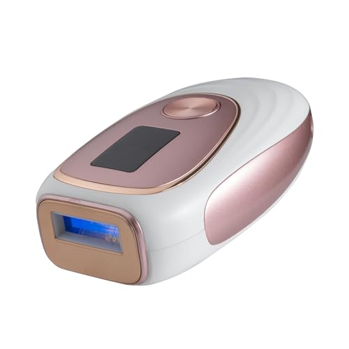 Oreeth IPL Laser Hair Removal Device for Women & Men - Home 45°F Ice-Cooling Contact for Painless & Long-Lasting Results, 86% Hair Reduction in 3 Weeks for Full Body & Bikini Line, Gold