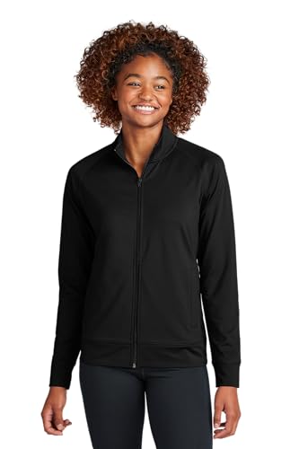 SPORT-TEK Women's Sport-Wick Stretch Full Zip Cadet Jacket