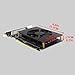 4-Disk Soft RAID Adapter Card with Fan, PCIE X16 NVME M.2 MKEY SSD RAID Array Adapter Card Parts