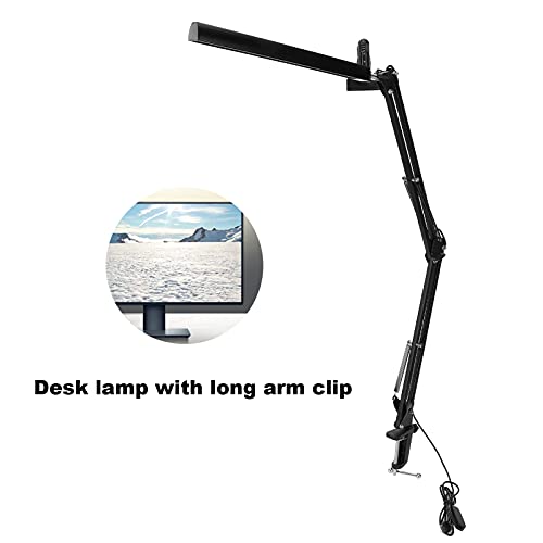 Jerys Swing Arm Desk Lamp, Usb Push Button 10 Levels Dimming Large Light Zone Led Desk Lamp With Stable Cantilever Frame For Work For Games For Reading #TOP5