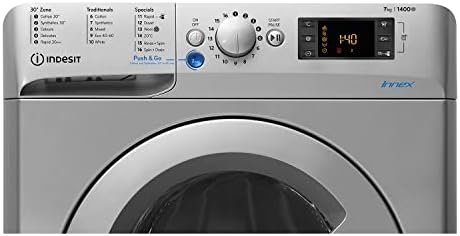 Indesit Freestanding BWE71452SUKN 7kg 1400RPM Washing Machine - Silver