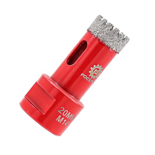 Brocas Diamante para Porcelanico 20mm - FOCSTOL Broca Corona Diamante para Gres Porcelánico Mármol Granito M14 Rosca para Amoladora Angular