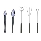 Fourchettes à fondue : différentes formes d'outils d'égouttement de chocolat répondent à vos différents besoins, crayon de peinture pour sauce