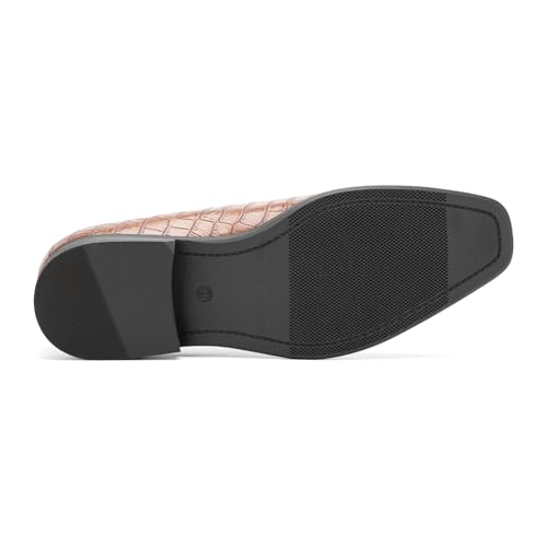 Image of Meijiana Mens Loafers Wedding Dress Shoes Slip-On Loafers for Men Tuxedo Suit Shoes