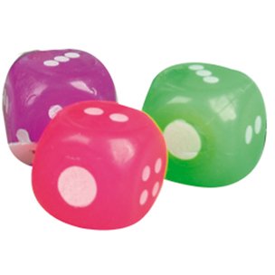 Minnie gatto giocattoli: 100 dadi con luce 2,5 cm