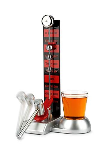 Barbuzzo Hammer Shot - Entertaining Party Drinking Game - Pour a Shot, Hit the Hammer, and Join the Fun - Includes 2 Ounce Shot Glass - Super Gift for Home Entertaining, Parties, Tailgates, and More
