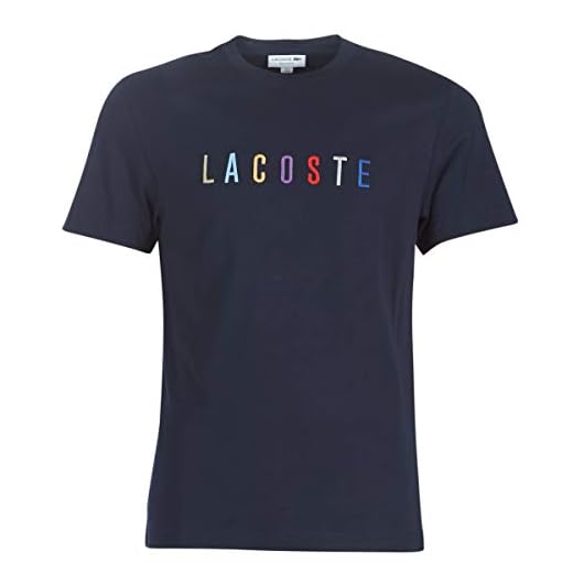 Lacoste Th8550 Camiseta, Azul (Marine 166), X-Small (Talla del Fabricante: 2) para Hombre